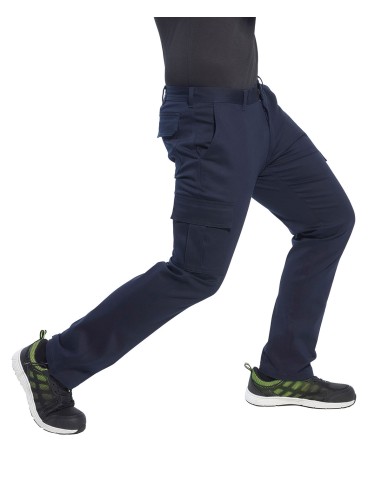 P-S321-Pantalon combat Slim Stretch slim fit